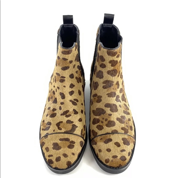 Cole Haan Chelsea Mara Leopard Calf Hair Booties - Picture 4 of 11